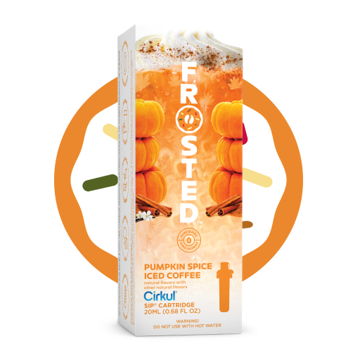 Frosted Pumpkin Spice Iced Coffee